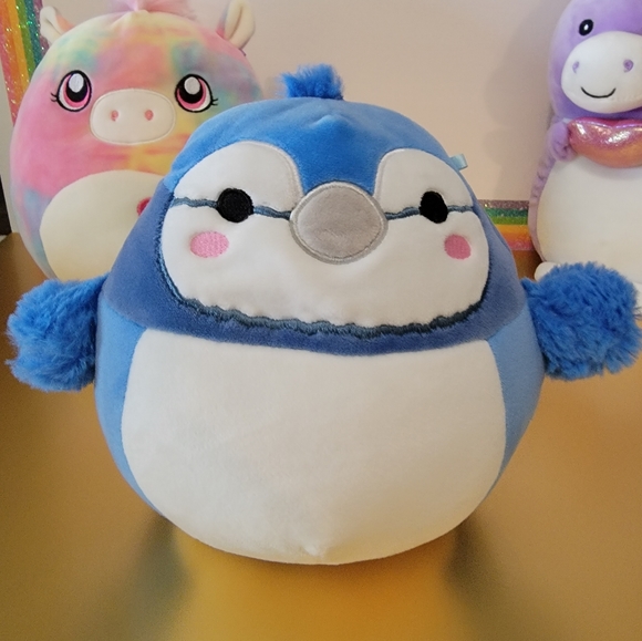 Lot of 3 Squishmallows Tyedye Pegacorn,Babs Blue Jay, Ursula the Purple Unicorn - Picture 5 of 10